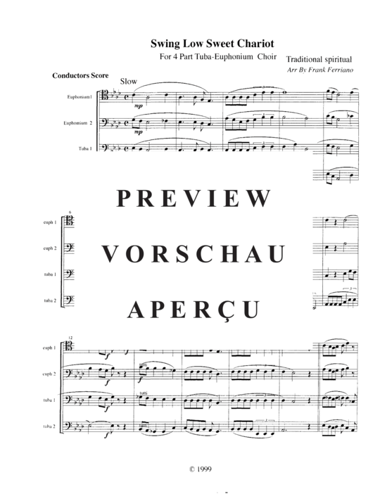 Product gallery: Page 3 of 20 Drei Spirituals , , (Tuba Quartett EETT)
