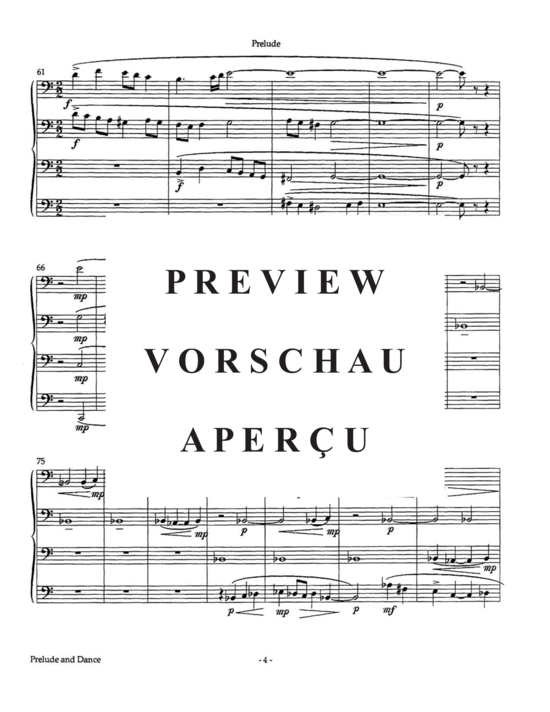 Product gallery: Page 7 of 21 Prelude and Dance , , (Tuba Quartett EETT)