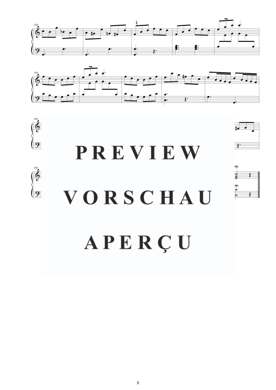 Produktgalerie: Seite 9 von 9 Cembalo Sonate Nr. 6 in C-Dur Op.4, , Cembalo/Klavier Solo