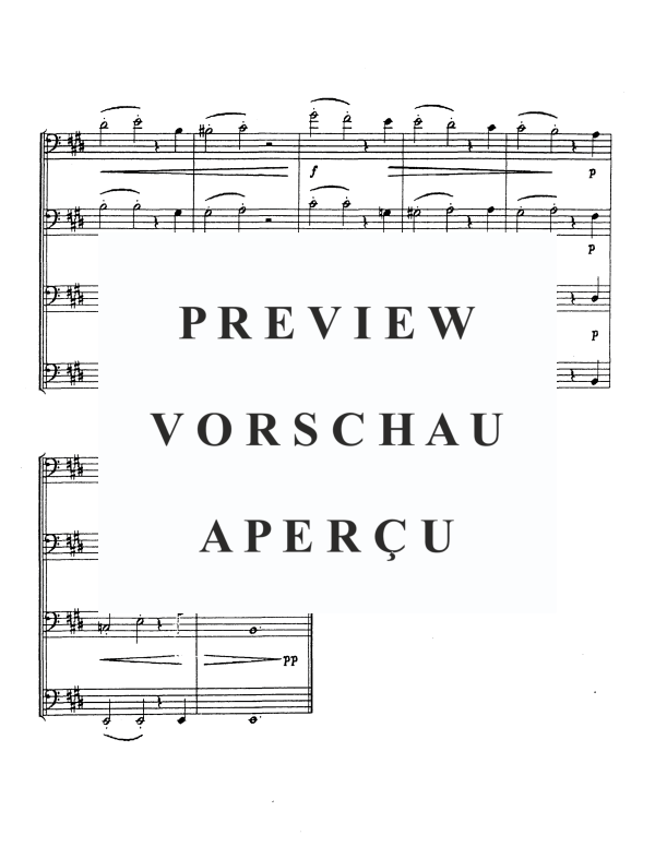 Produktgalerie: Seite 4 von 8 Sinfonie Nr. 4 – Ausschnitt aus dem 4. Satz, , Posaunen Quartett