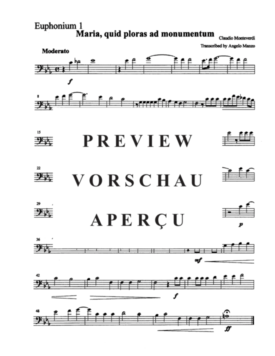 Produktgalerie: Seite 7 von 11 Maria, Quid Ploras ad Monumentum , , (Tuba Quintett EETTT)