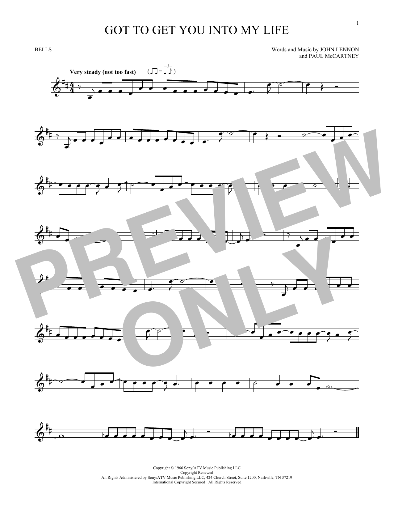 Produktbild zu:  Got To Get You Into My Life - The Beatles