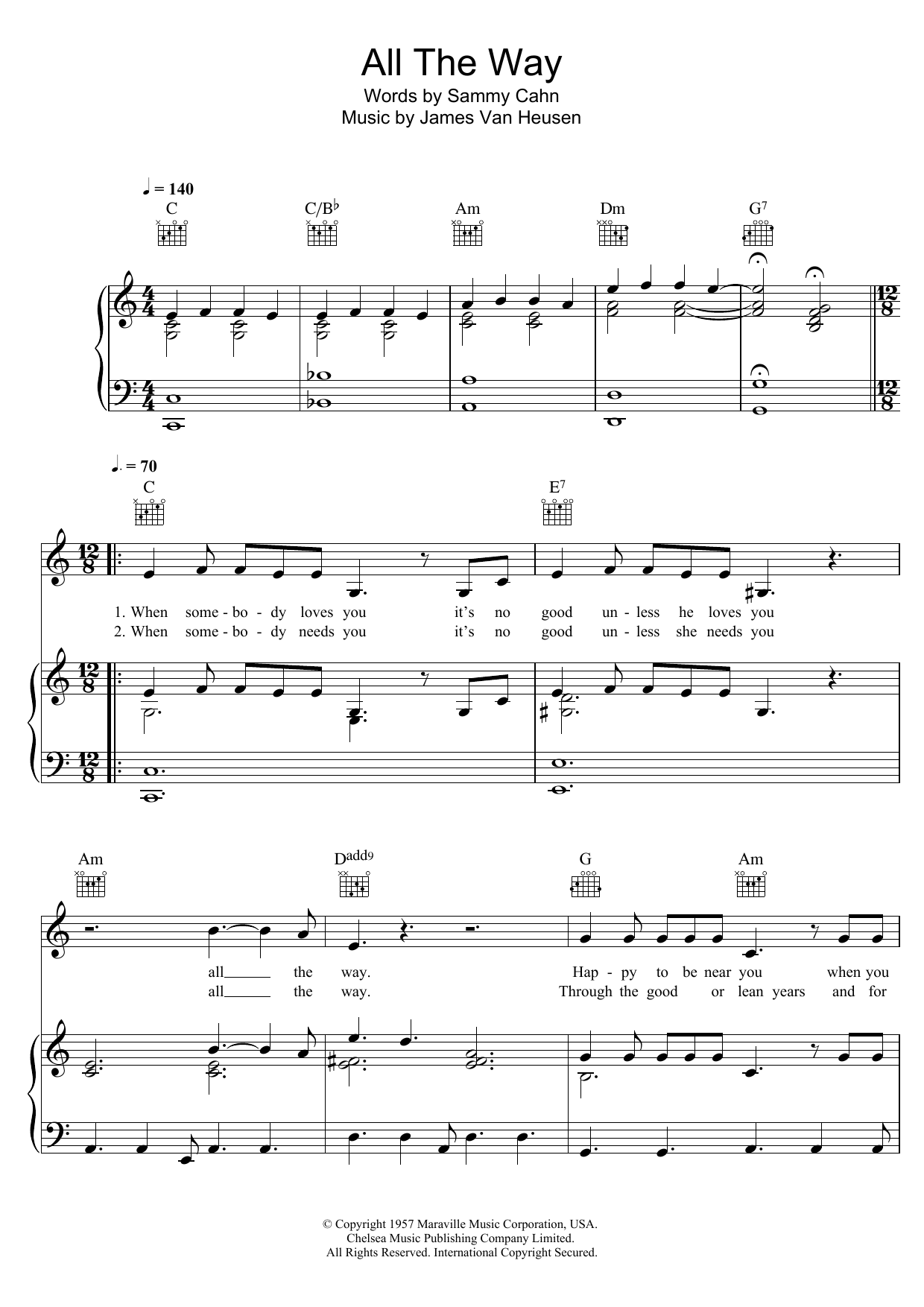 Produktgalerie: Seite 1 von 1 All The Way, Bob Dylan, Gesang, Gitarre, Klavier