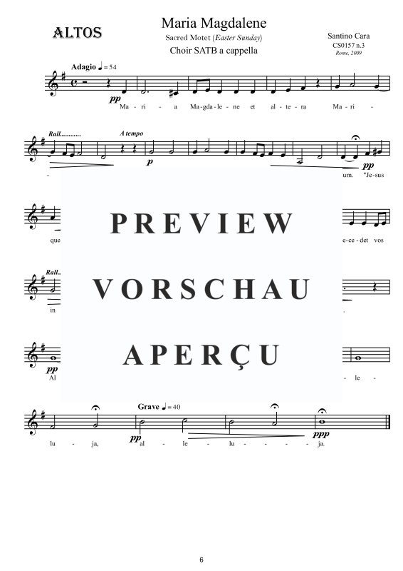 Produktgalerie: Seite 7 von 9 Maria Magdalene, , Gemischter Chor