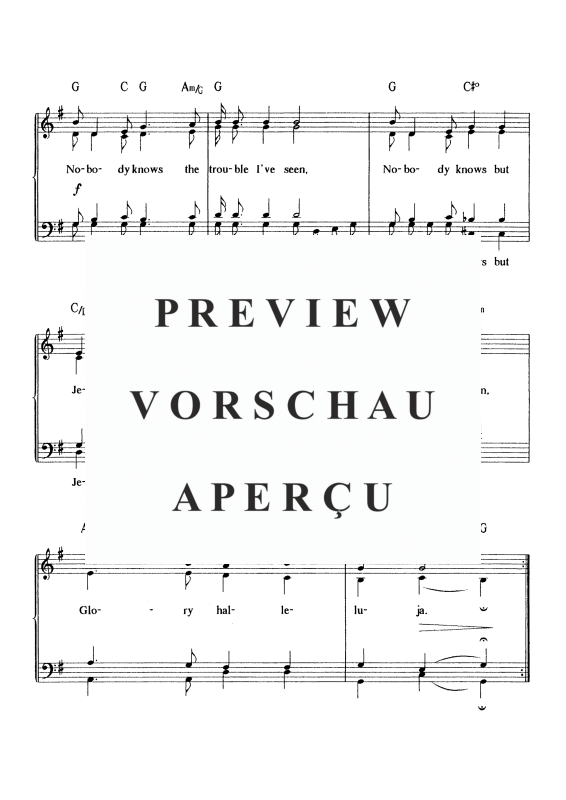 Produktgalerie: Seite 5 von 5 Nobody Knows, , Gemischter Chor