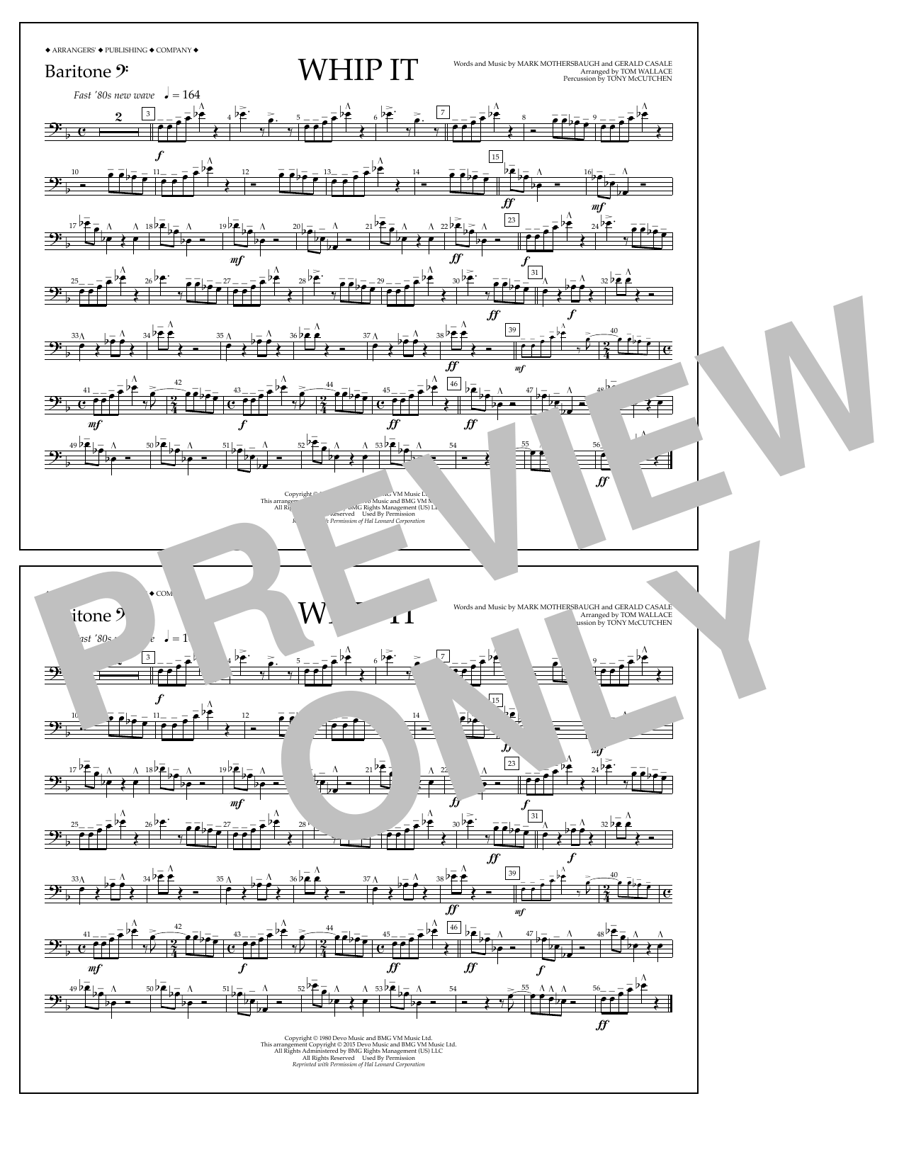 Produktbild zu: Whip It - Baritone B.C.