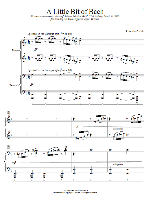 Product picture to: A Little Bit Of Bach