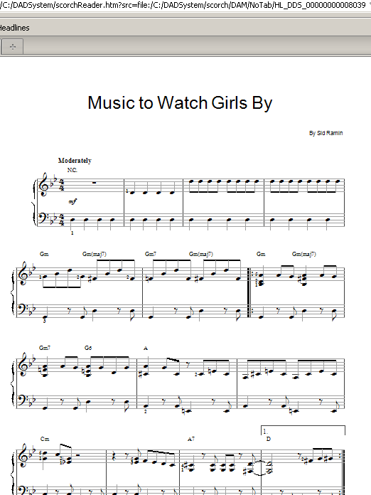 Product picture to: Music To Watch Girls By