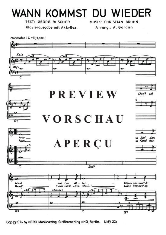 Produktgalerie: Seite 4 von 4 Wann kommst Du wieder, Mathieu, 	Mireille, Klavier und Gesang