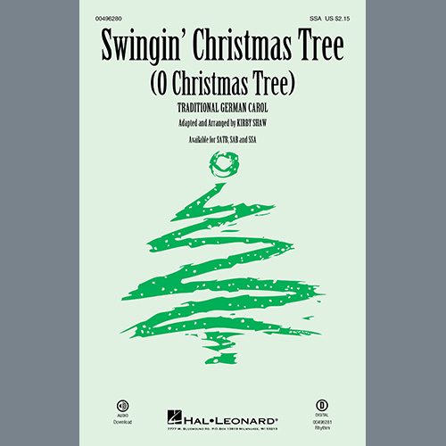 Produktbild zu: Swingin' Christmas Tree (O Christmas Tree) (arr. Kirby Shaw)