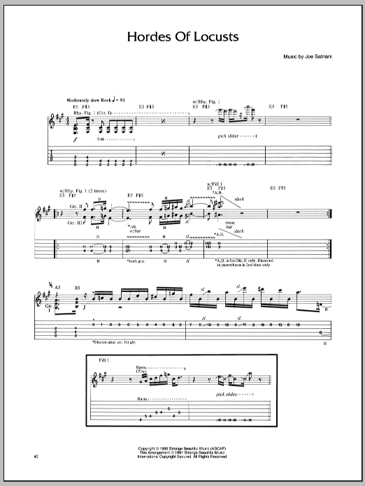 Produktgalerie: Seite 1 von 1 Hordes Of Locusts, Joe Satriani, Gitarre