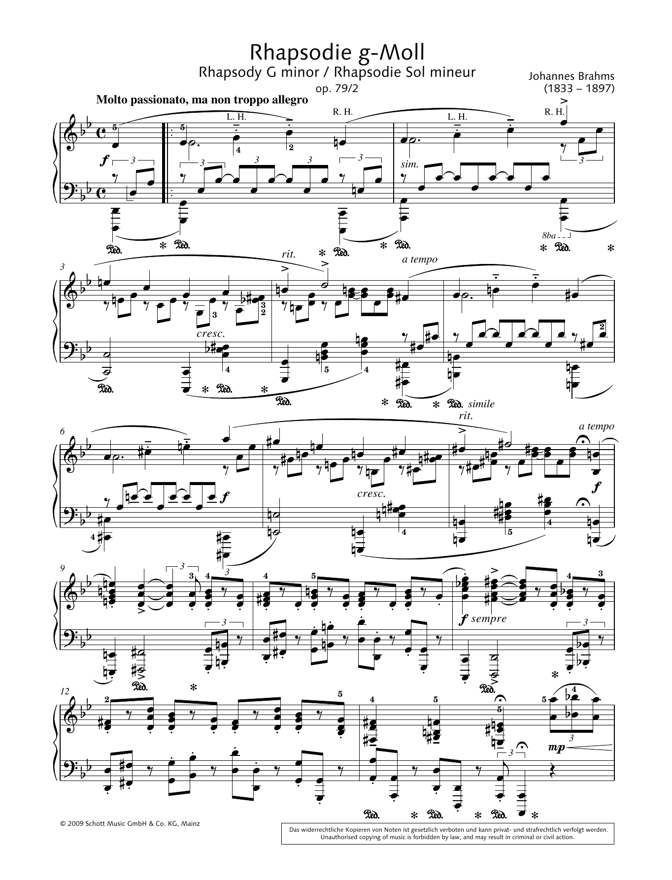 Produktgalerie: Seite 1 von 1 Rhapsody in G minor, Hans-Gunter Heumann, Klavier