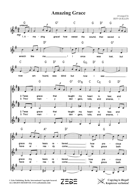 Produktgalerie: Seite 1 von 5 Amazing Grace, , Frauenchor SSA