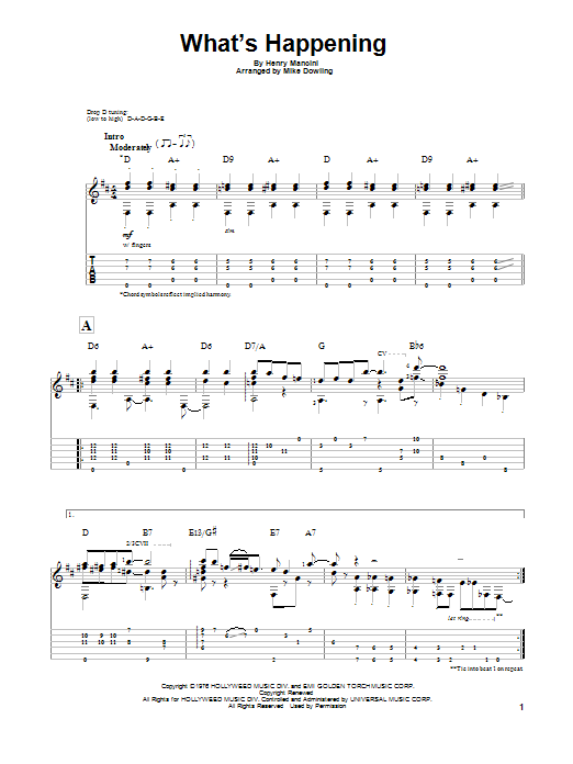 Product gallery: Page 1 of 1 What's Happening, Henry Mancini