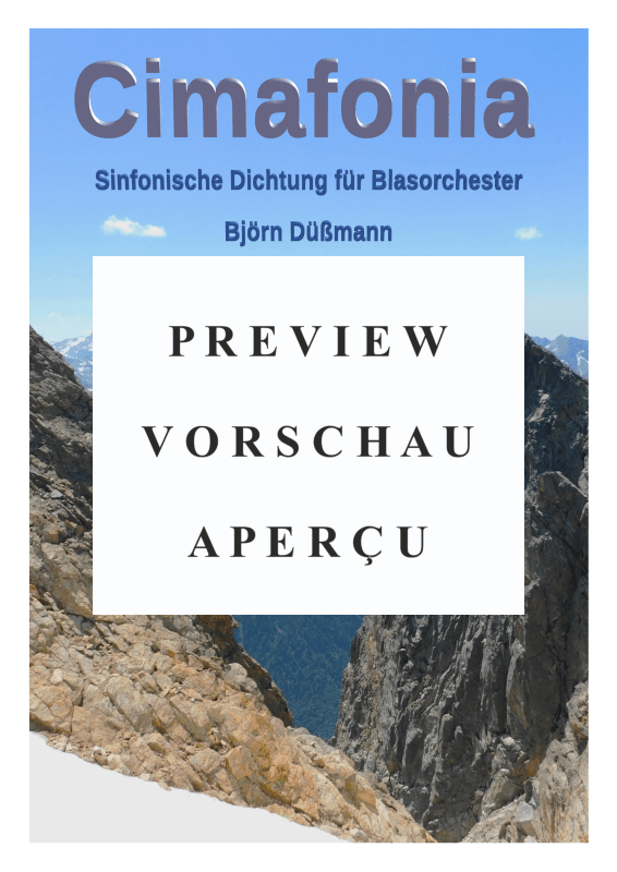 Produktgalerie: Seite 2 von 11 Cimafonia - Sinfonische Dichtung für Blasorchester, , Großes Blasorchester