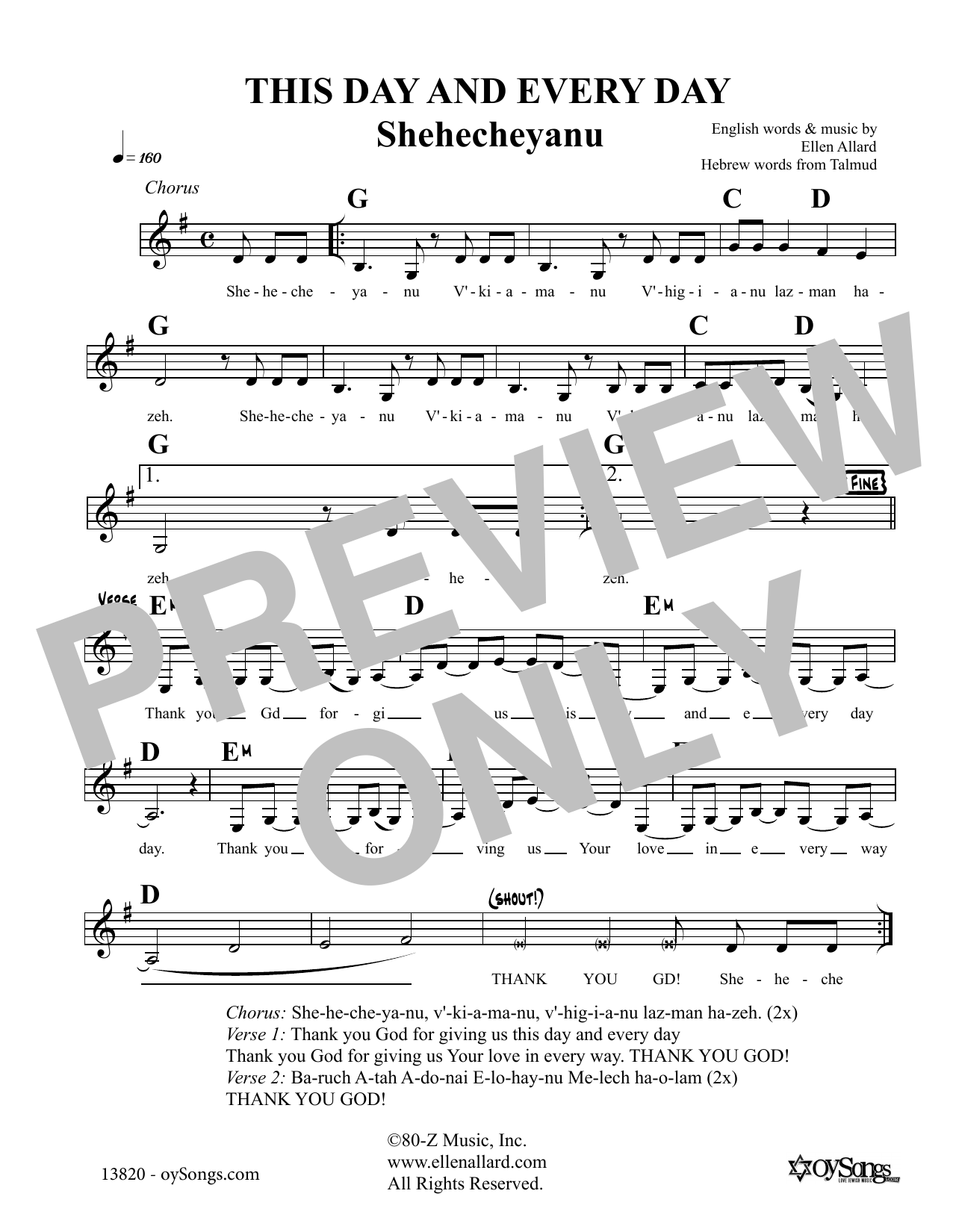 Produktgalerie: Seite 1 von 1 This Day And Every, Ellen Allard, Melodieinstrument