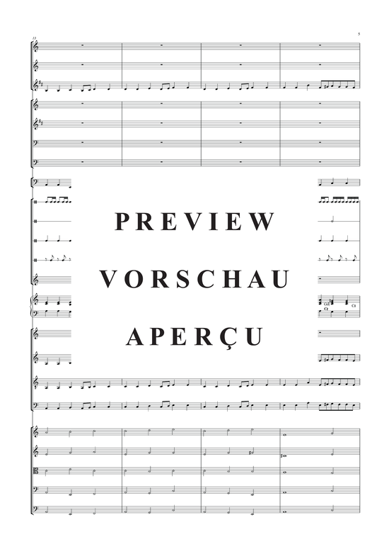 Produktgalerie: Seite 8 von 21 König der letzten Tage - Gloria: Partitur, , Orchester + Chor