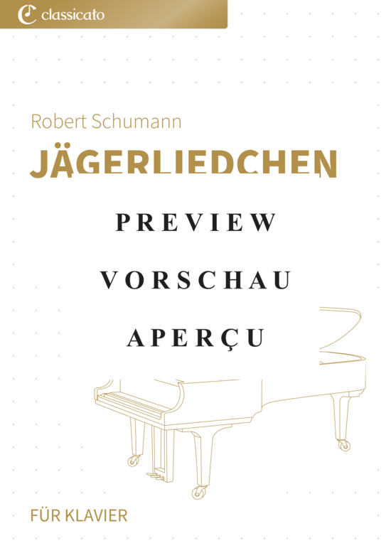 Produktgalerie: Seite 2 von 4 Jägerliedchen - Nr. 7 aus Album für die Jugend op. 68 , , Klavier Solo