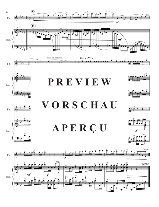 Product gallery: Page 5 of 15 Variationen auf Händel-Themen , , (flute + piano)