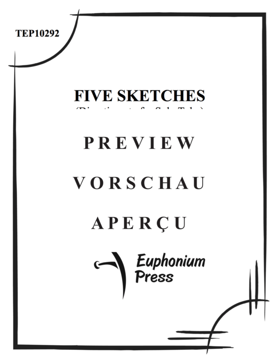 gallery: Five Sketches for Solo Tuba , , (Tuba Solo)