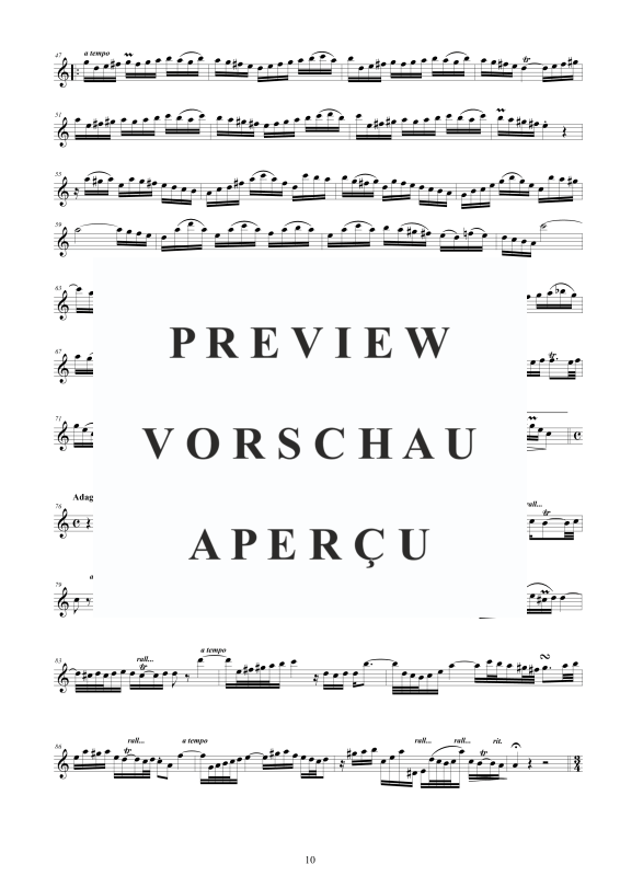 Product gallery: Page 11 of 11 Flöten Sonate in C-Dur BWV 1033, , Flöte und Cembalo/Klavier