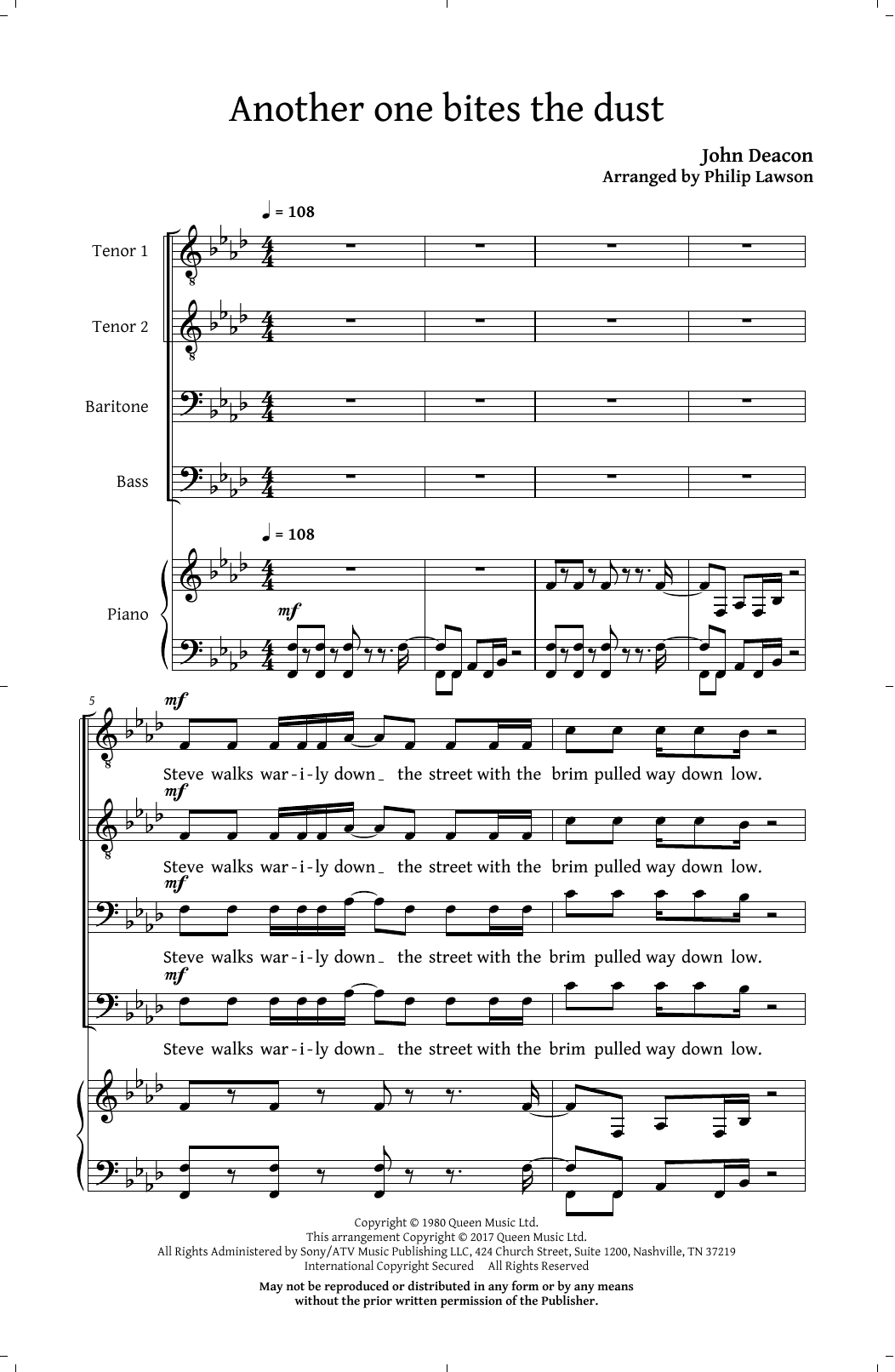 Produktbild zu: Classic Queen (Choral Collection) (arr. Philip Lawson)