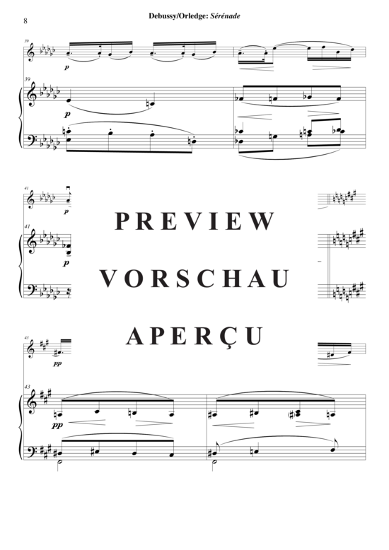 Product gallery: Page 9 of 21 Sérénade for violin and piano , , (violin + piano)