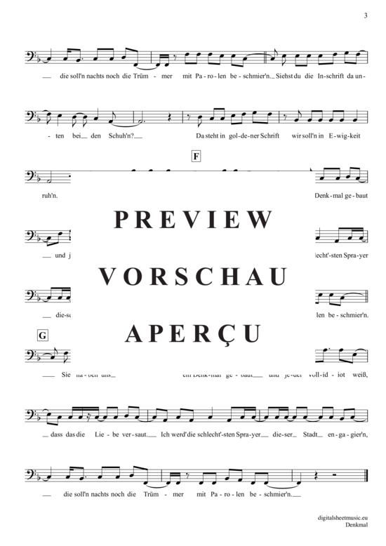 Produktgalerie: Seite 4 von 4 Denkmal , Helden, Wir Sind, (Violoncello)