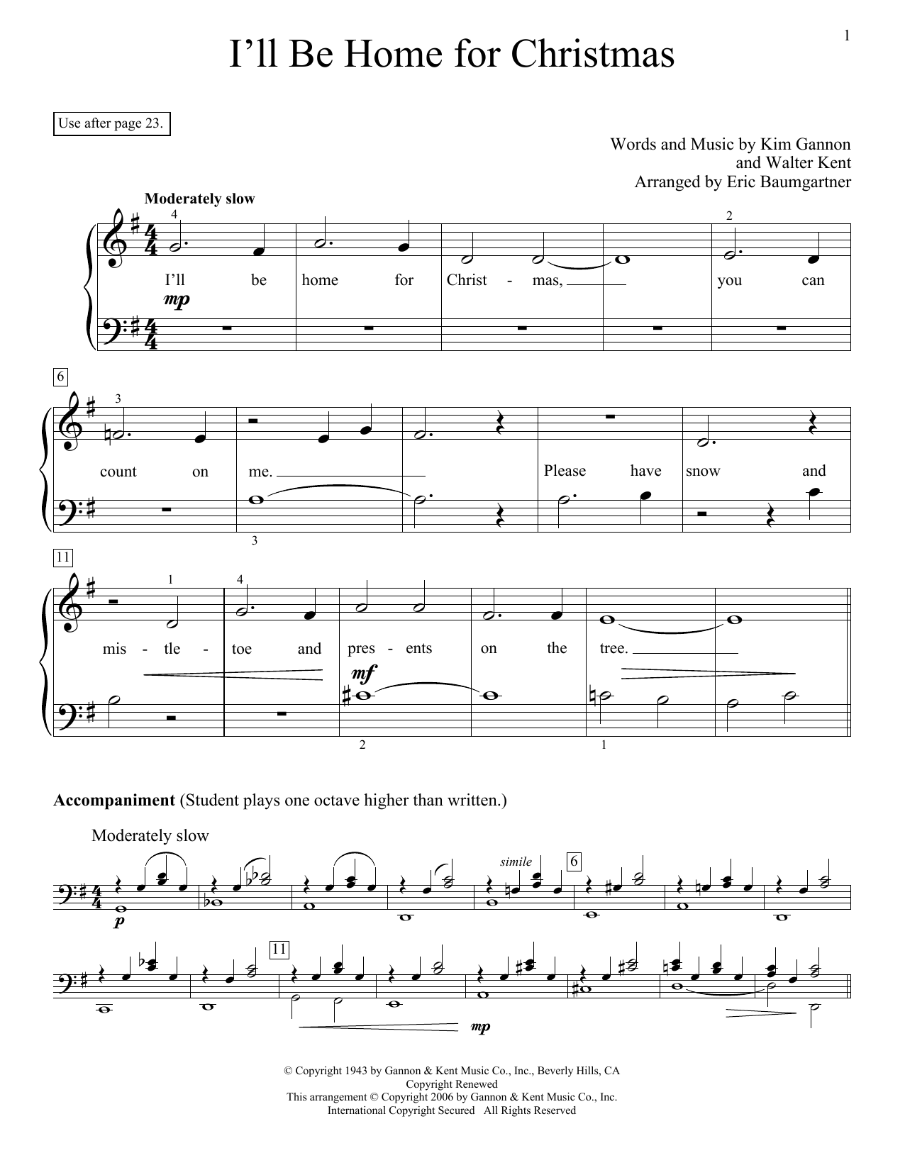 Produktbild zu: I'll Be Home For Christmas