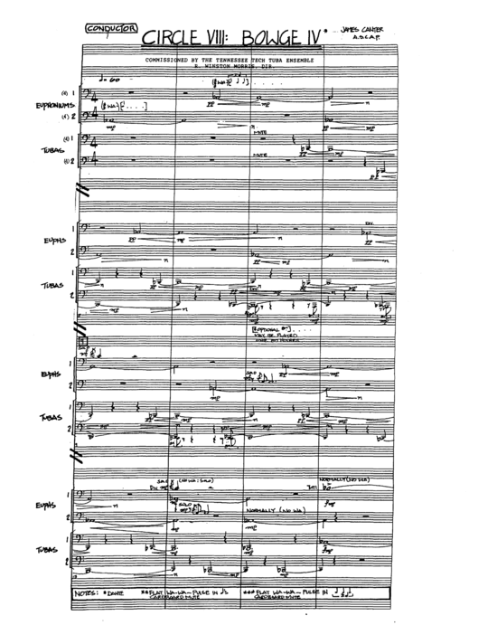 gallery: Circle VIII: Bowge IV , , (Tuba Quartett EETT)