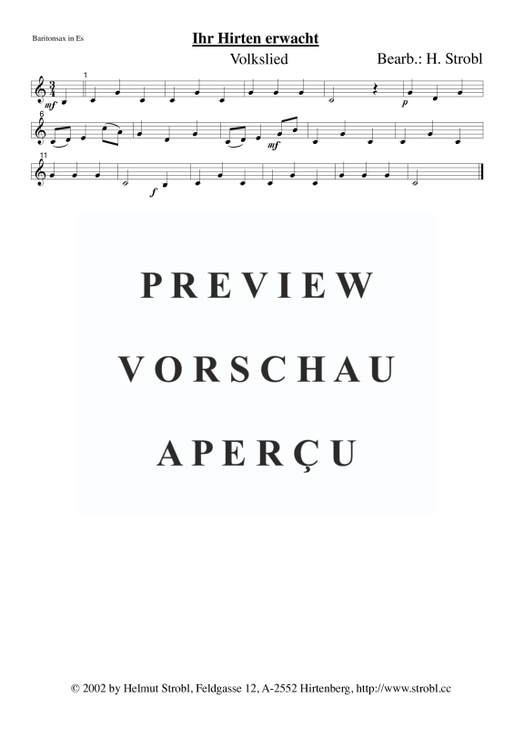 gallery: Ihr Hirten erwacht, , Saxophonquintett AATTB