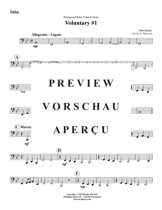 Produktgalerie: Seite 12 von 13 Voluntary Nr. 1 , , (Blechbläserquintett)