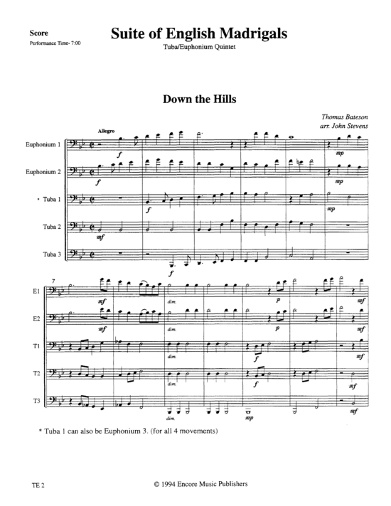 Product picture to: Suite of English Madrigals Verschiedene Verfasser