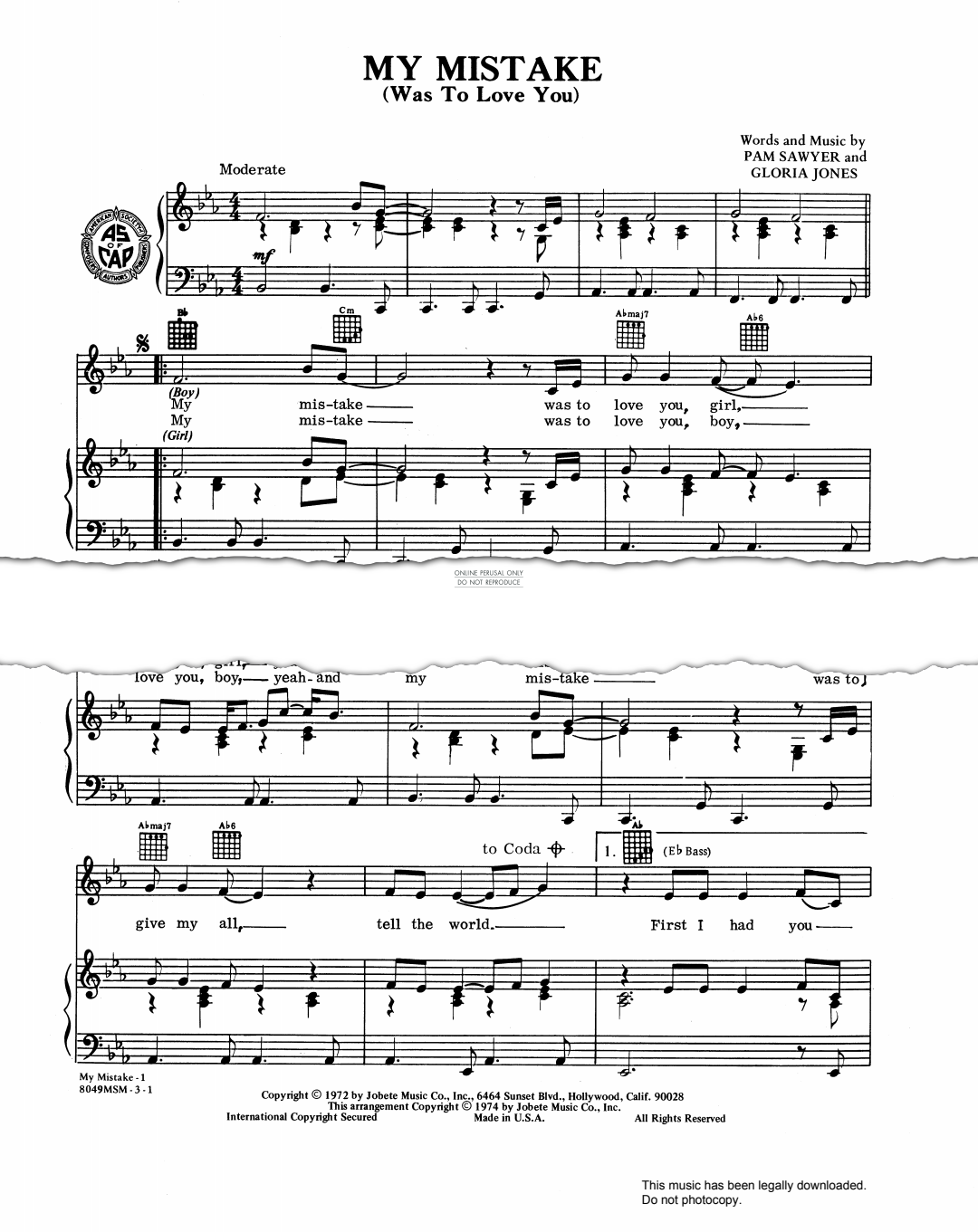 Product gallery: Page 1 of 1 My Mistake (Was To Love You), Marvin Gaye