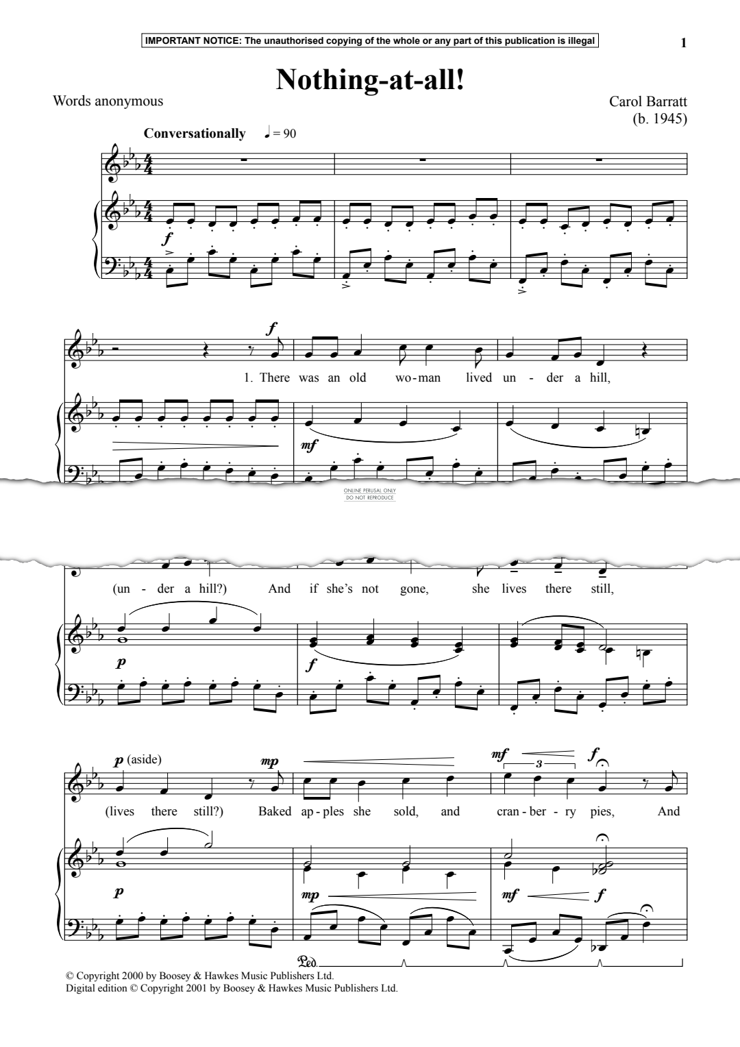 Produktgalerie: Seite 1 von 1 Nothing At All!, Carol Barratt, Gesang, Klavier