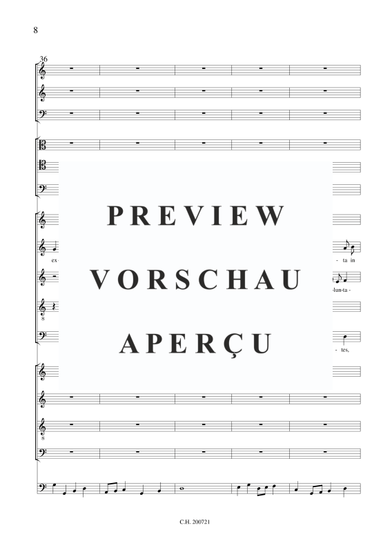 gallery: Confitebor tibi Domine , , (Gemischtes Ensemble 9 Stimmen,2 Streicher,3 Trombonen und BC)