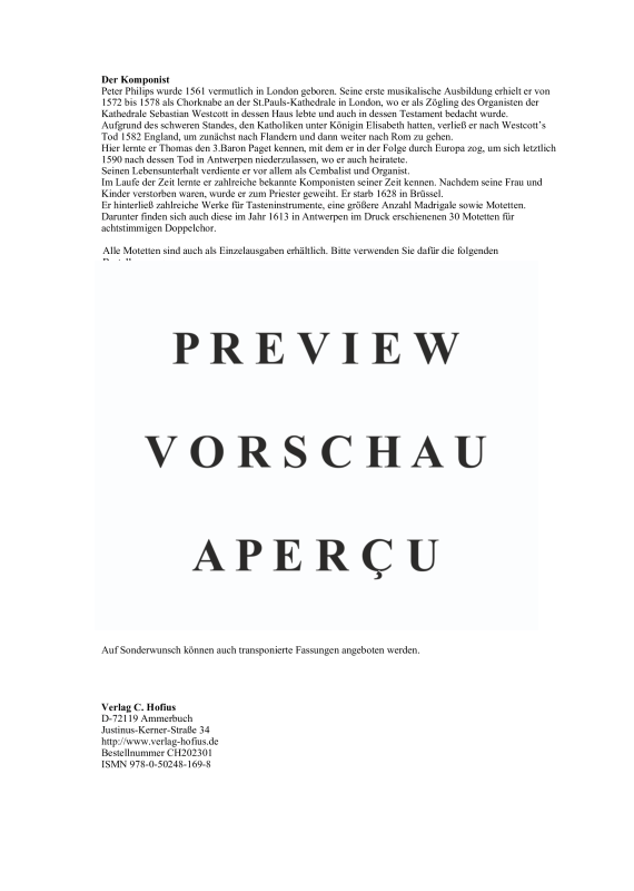 gallery: Cantiones Sacrae octonis vocibus, , (Gemischter Chor 8-stimmig)
