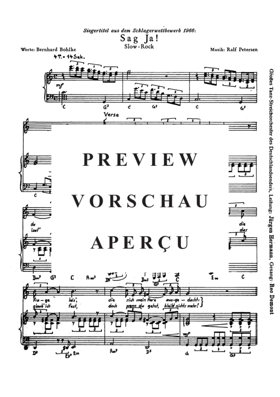 Product gallery: Page 4 of 4 Sag Ja! , , Piano and Voice