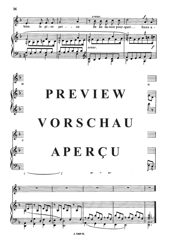Product gallery: Page 5 of 5 Spleen Op.51 No.3, , Medium Voice and Piano