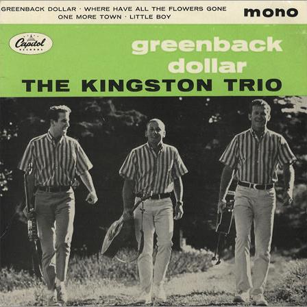 cover: Greenback Dollar, Kingston Trio, Gesang, Gitarre, Klavier