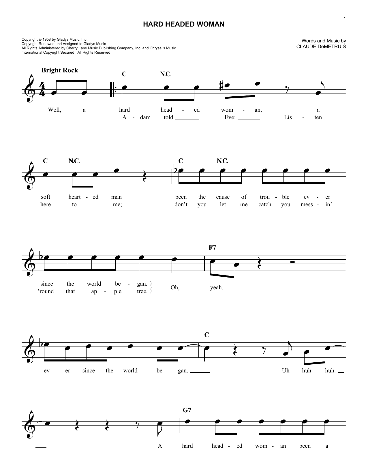Produktgalerie: Seite 1 von 1 Hard Headed Woman, Elvis Presley