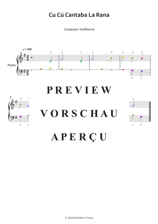 Produktbild zu: Cu Cú  Cantaba La Rana traditional