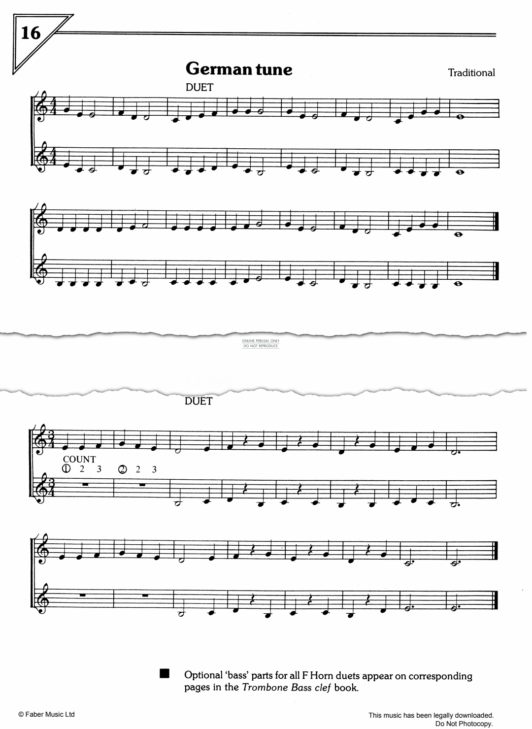 Produktgalerie: Seite 1 von 1 German Tune/Lullaby, Traditional, Horn