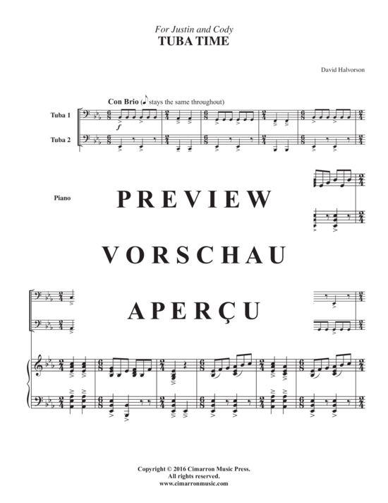 Product gallery: Page 3 of 9 Tuba Time , , (2x tuba + piano)