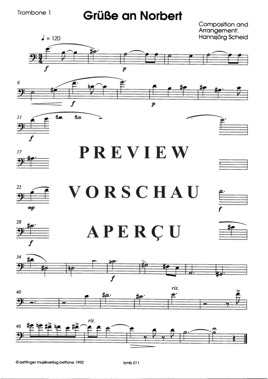 Product gallery: Page 6 of 9 Grüße an Norbert , , (4x trombones)