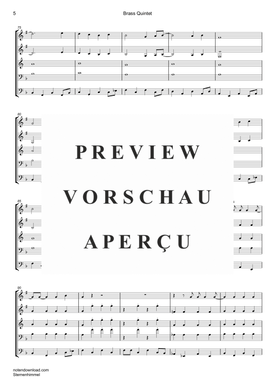 gallery: Sternenhimmel, Kah, Hubert, (Blechbläser Quintett)
