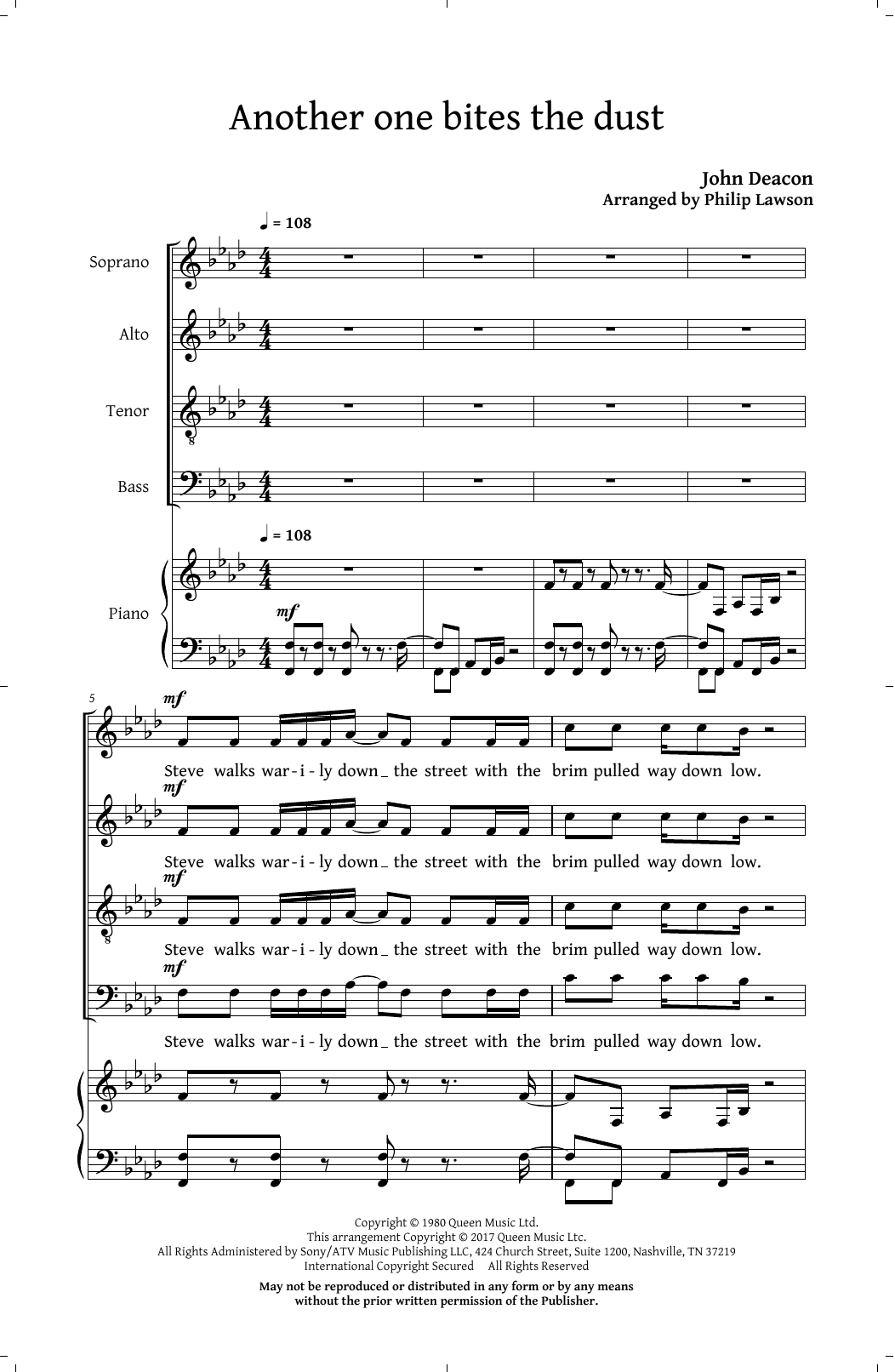 Produktbild zu: Classic Queen (Choral Collection) (Arr. Philip Lawson)