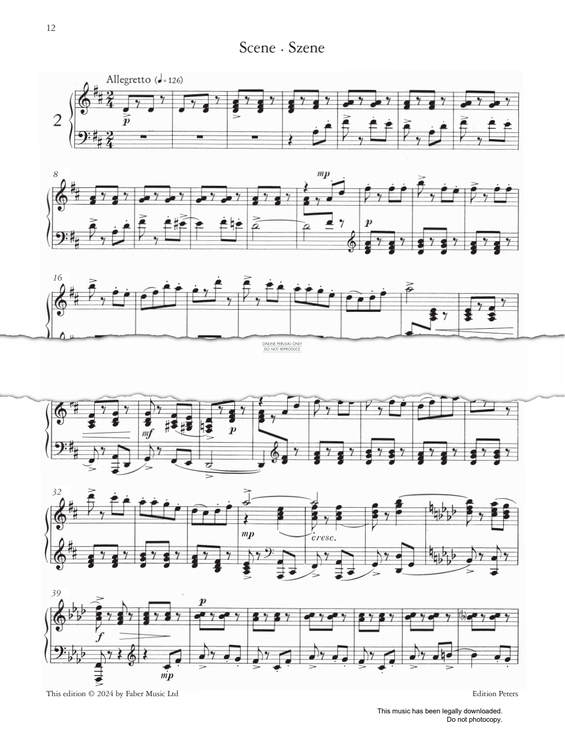 Produktgalerie: Seite 1 von 1 Scene (from 'Romeo and Juliet Op.75'), Sergei Prokofiev, Klavier