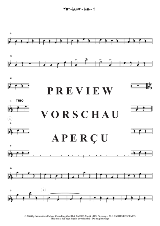 Product gallery: Page 6 of 21 Trompeten-Galopp , Hofbräuhaus-Band, (Combo + 2 Horns)