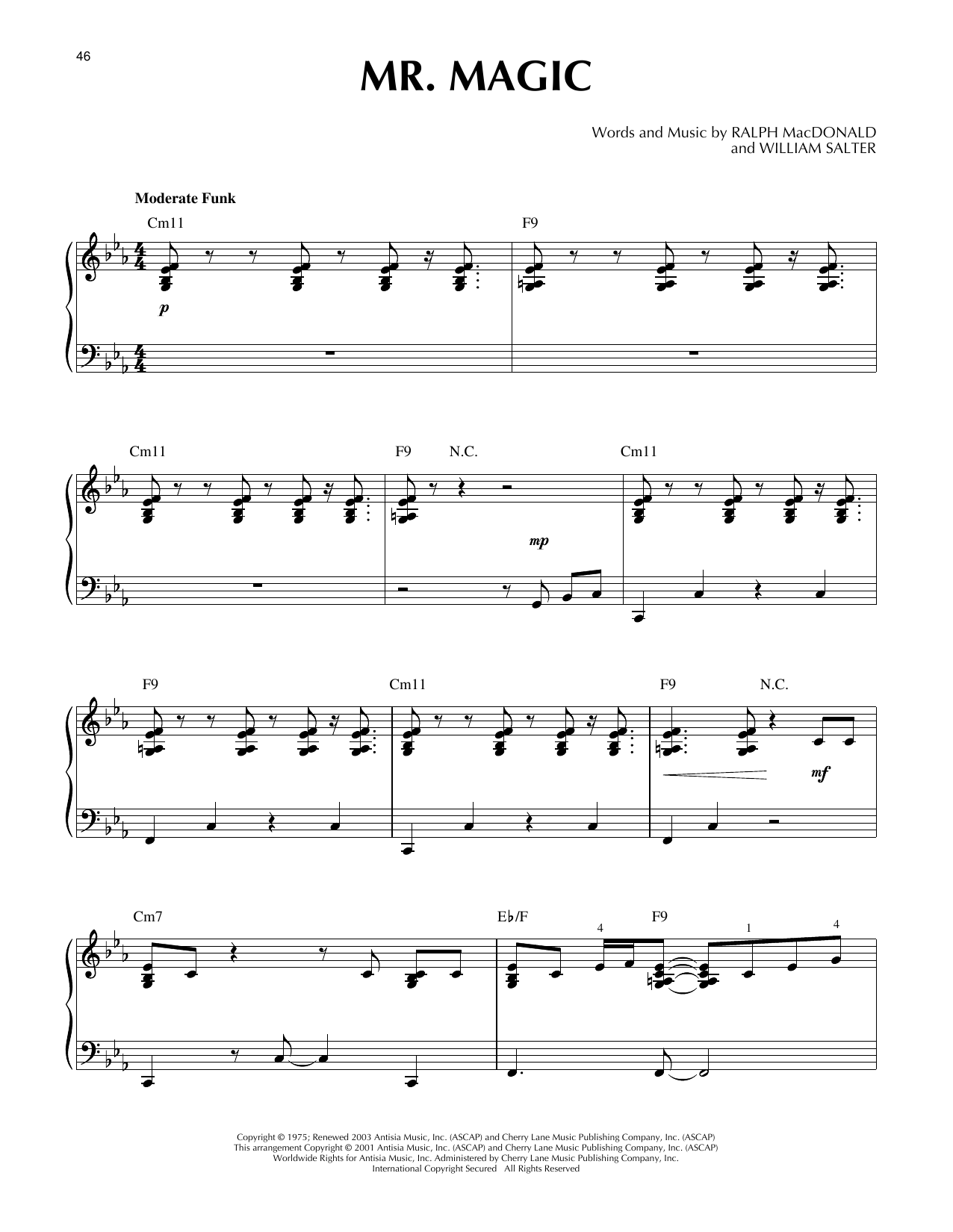 Produktbild zu: Mr. Magic (arr. Larry Moore)